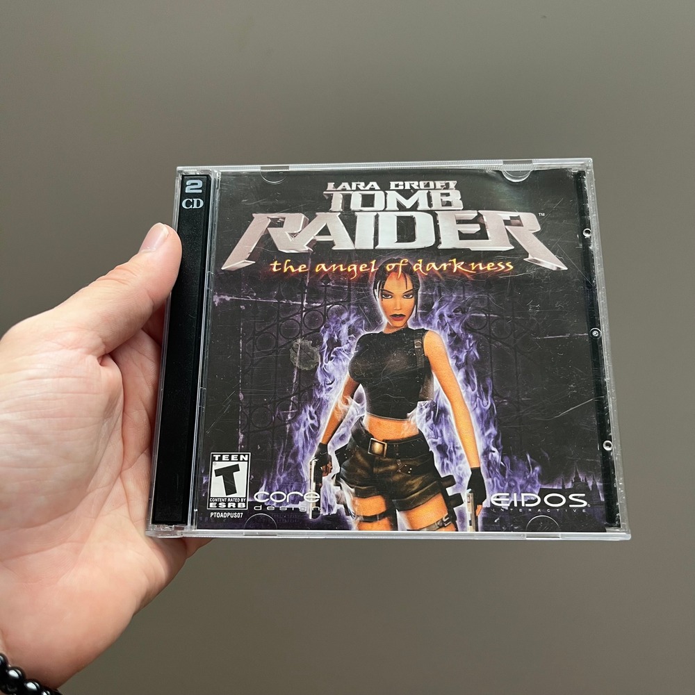 Tomb Raider The Angel of Darkness PC CD-ROM 2003 Lara Croft Eidos 2-Disc Set